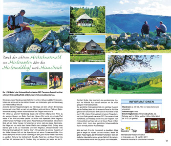 Wanderung: Durch den Hochschwarzwald von Hinterzarten über den Hinterwaldkopf nach Himmelreich