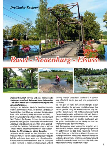 Dreiländer-Radtour: Basel - Neuenburg - Elsass