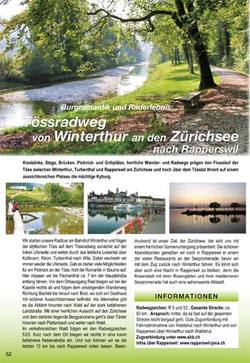 Radtour: Tössradweg von Winterthur nach Rapperswil am Zürichsee