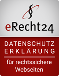 eRecht24 Siegel - Datenschutzerklärung
