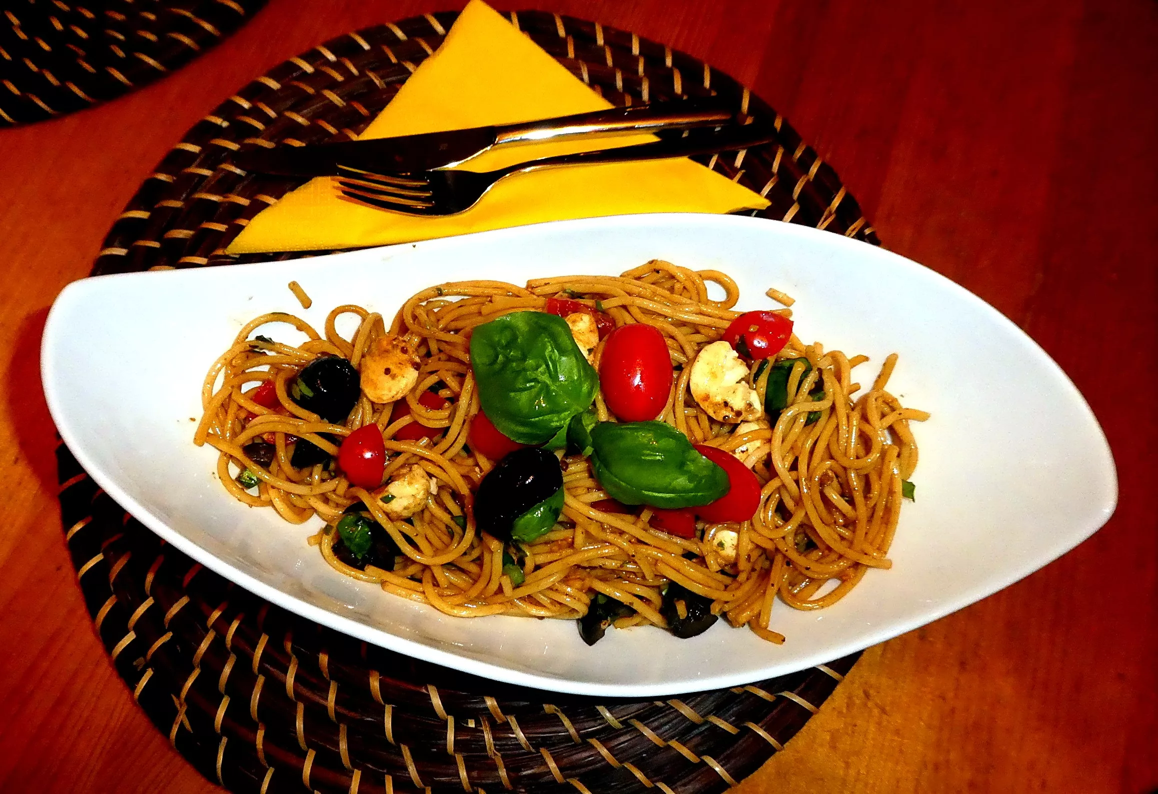 Italienischer Spaghettisalat Italienischer Spaghettisalat