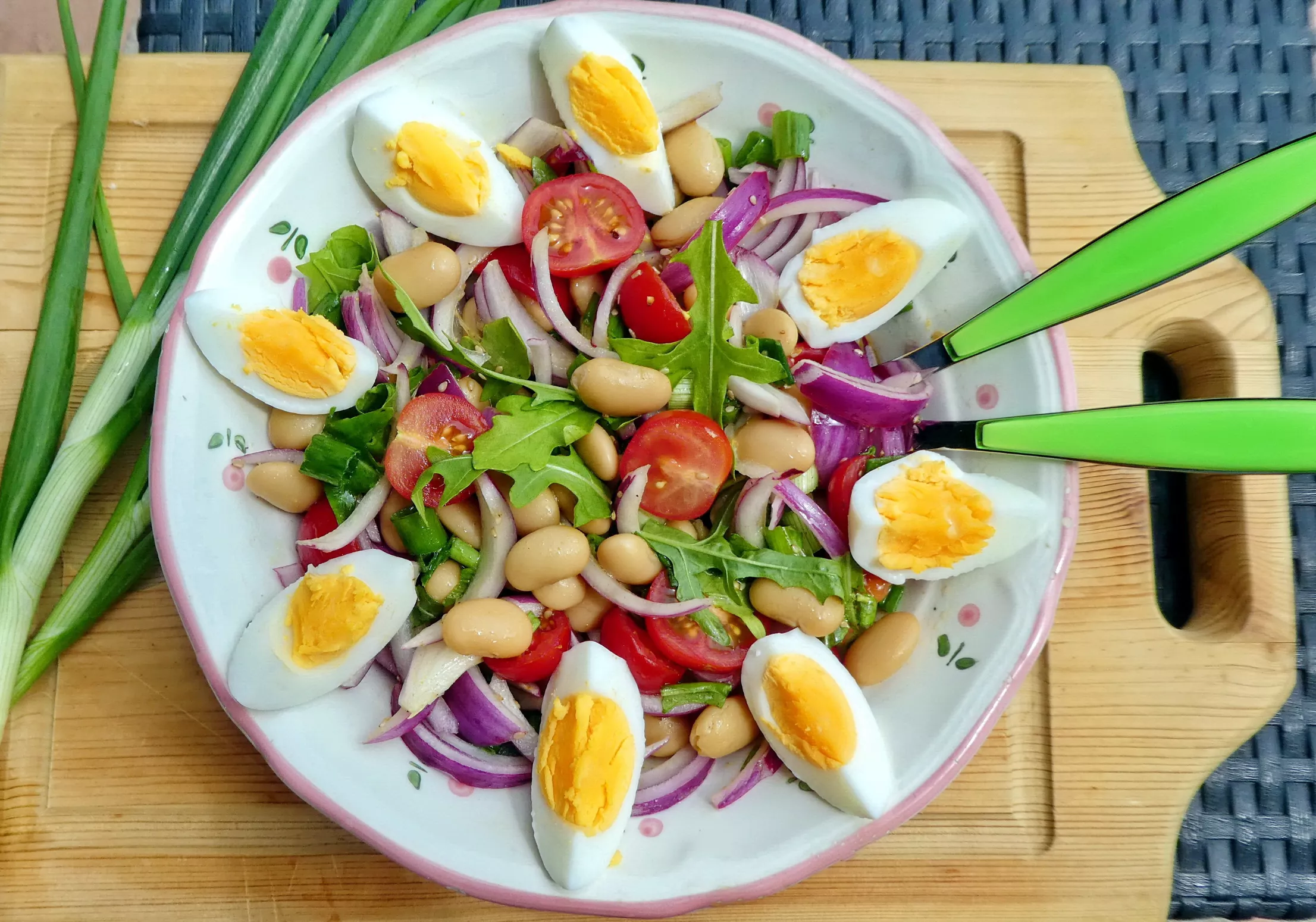 Weißer Bohnensalat Weißer Bohnensalat