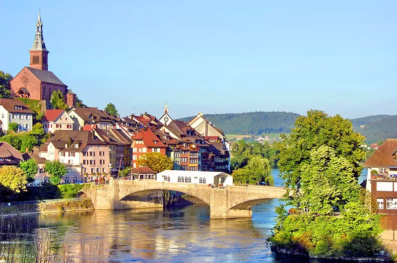 Laufenburg Altstadt mit Brücke Laufenburg Altstadt mit Brücke