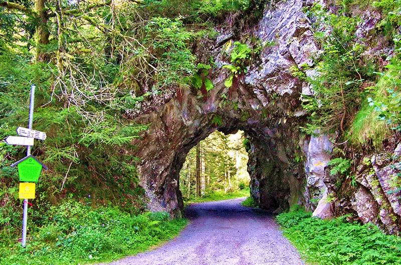 Aus Radtour 12 Durch das wilde Murgtal – Murgtaltunnel Aus Radtour 12 Durch das wilde Murgtal – Murgtaltunnel