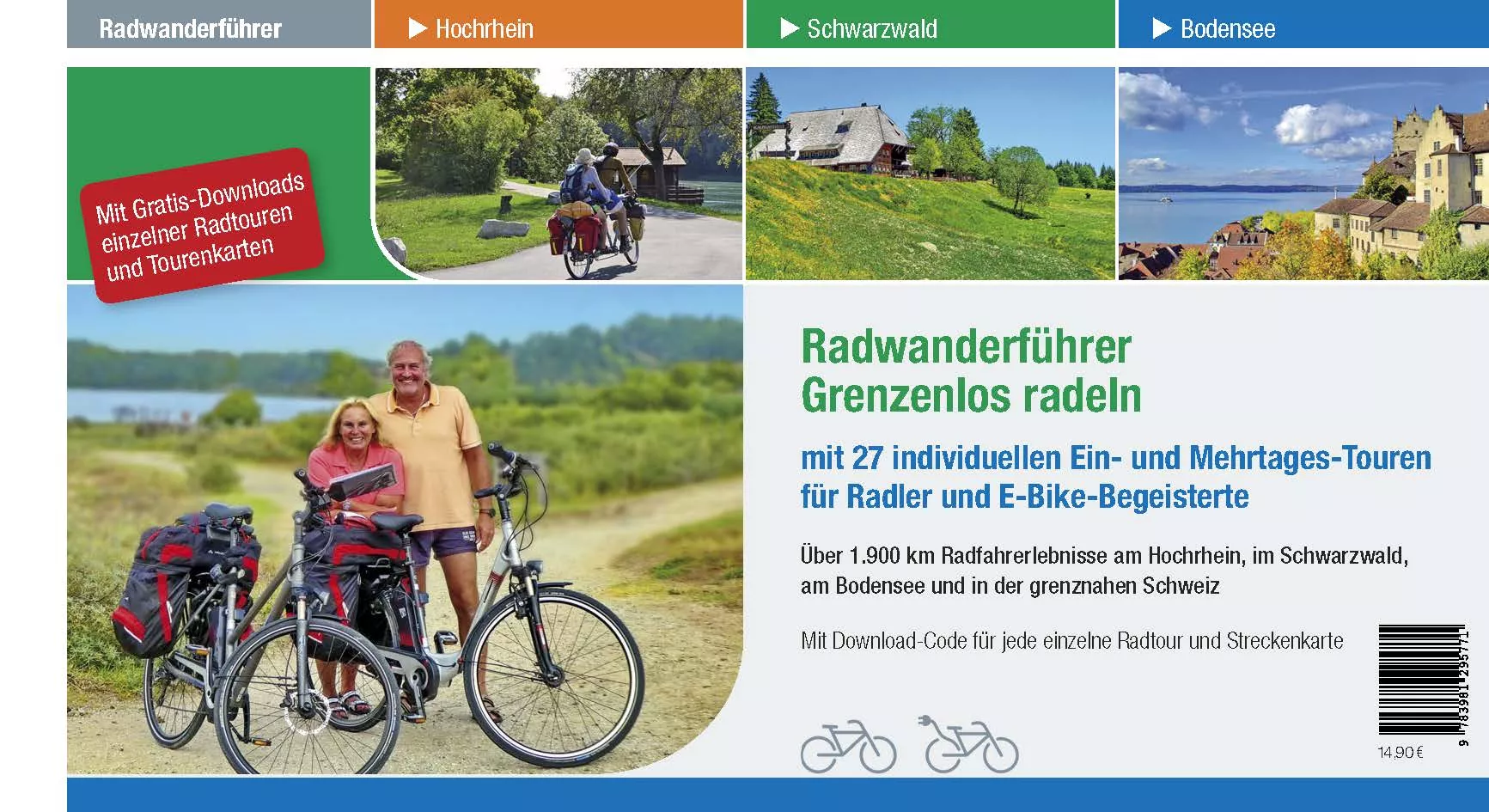 Radwanderführer Grenzenlos radeln 2023 Radwanderführer Grenzenlos radeln 2023